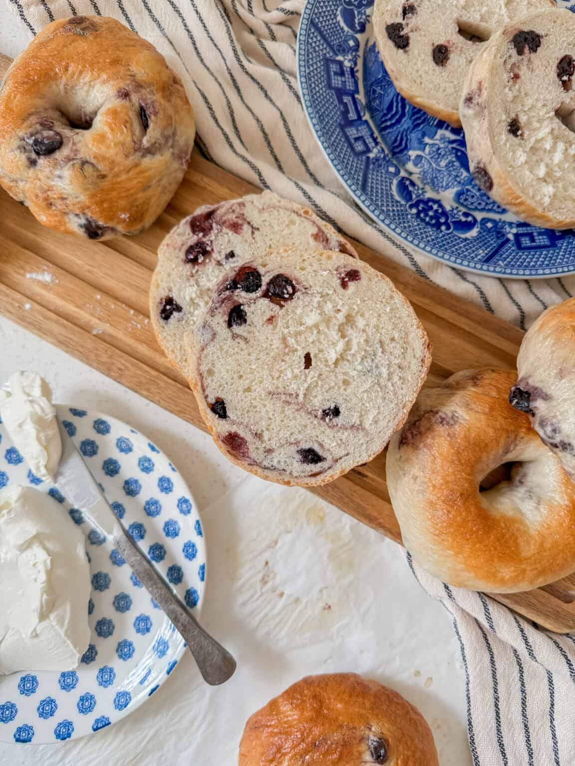 Sourdough Blueberry Bagels Sarahtherese co Sourdough Blueberry Bagels Sarahtherese co